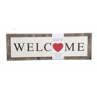 Wood Changing Seasons Sign Welcome