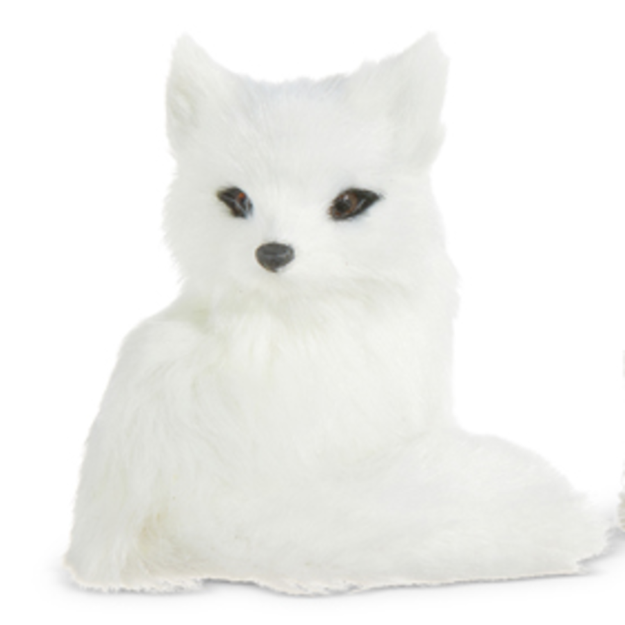 Arctic Fox 4.5" Ornament