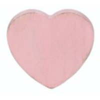 Changing Magnet Decor Heart Pink