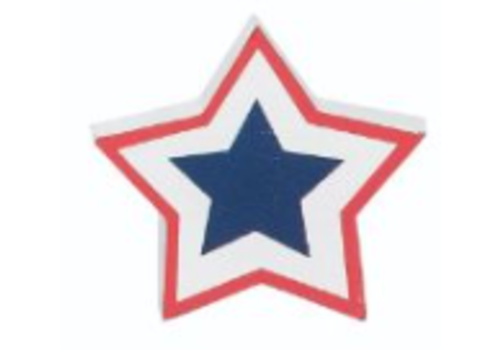  Changing Magnet Decor Star Red White and Blue 