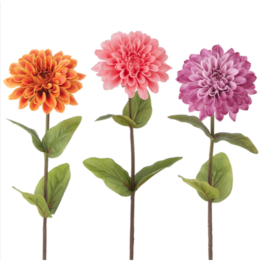 21" Real Touch Dahlia Stem