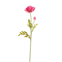 23" Real Touch Poppy Stem