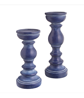 Blue Candle Holder