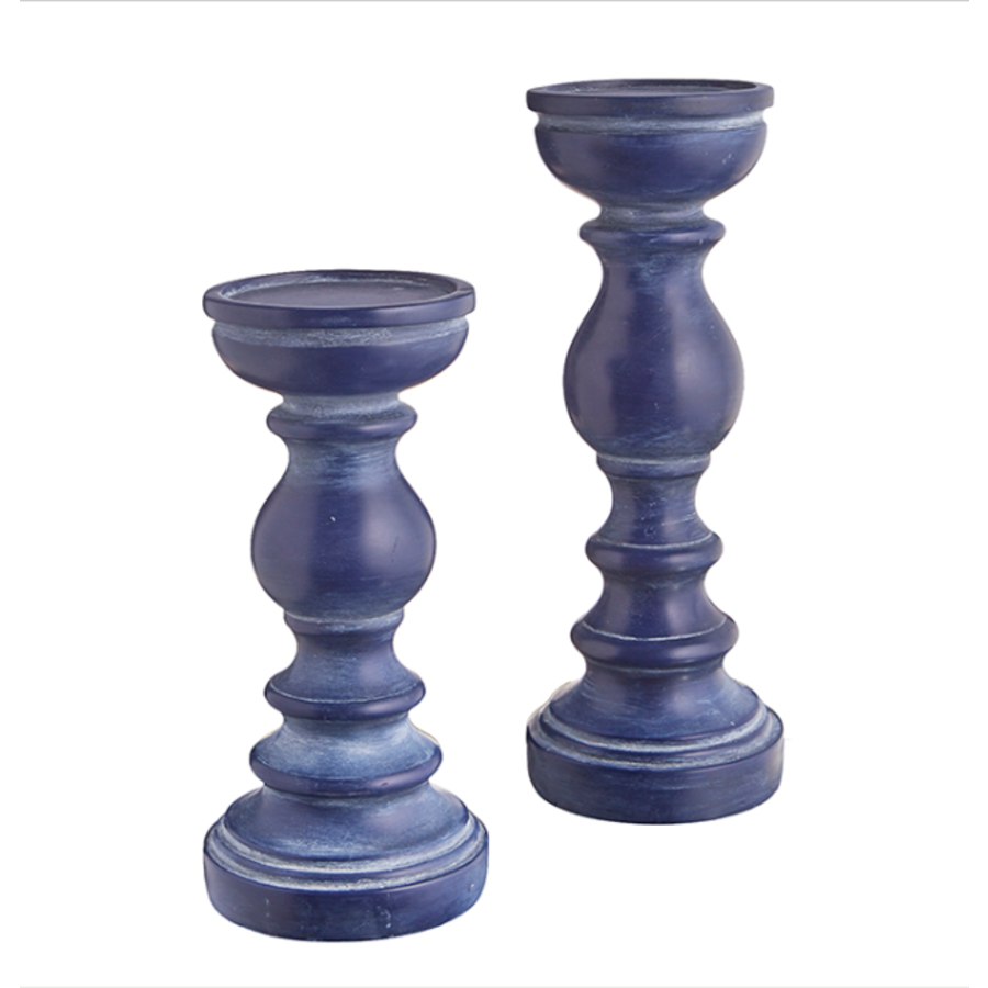 Blue Candle Holder