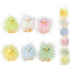 Box of 6 Assorted Fluffy Chicks