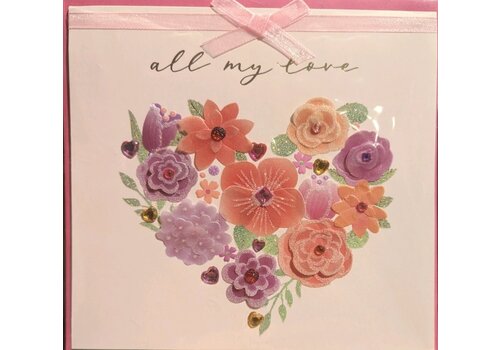  Flower Heart Card 