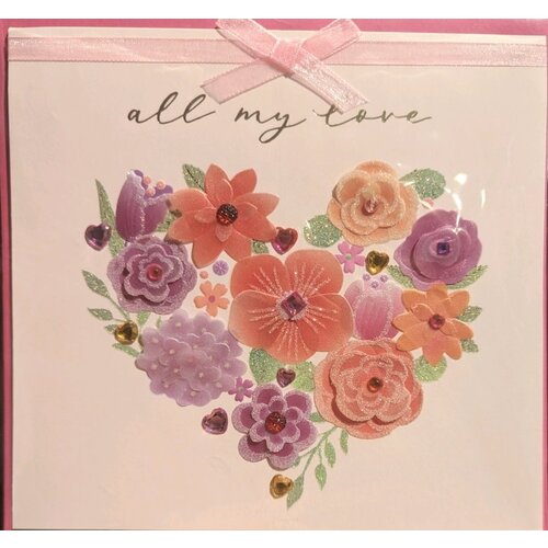  Flower Heart Card 