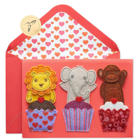 Finger Puppets Val Day Card