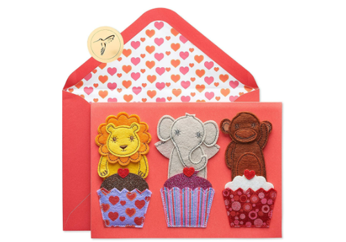  Finger Puppets Val Day Card 