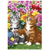 Garden Kittens House Flag