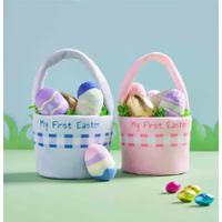 Easter Basket Plush Set
