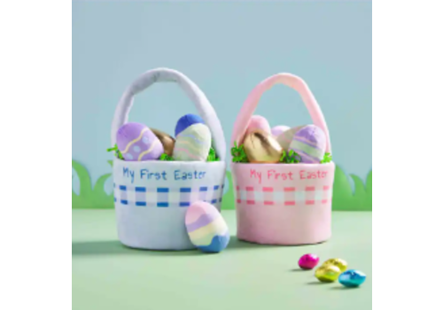 Mud Pie Easter Basket Plush Set   Mud Pie Easter Basket Plush Set