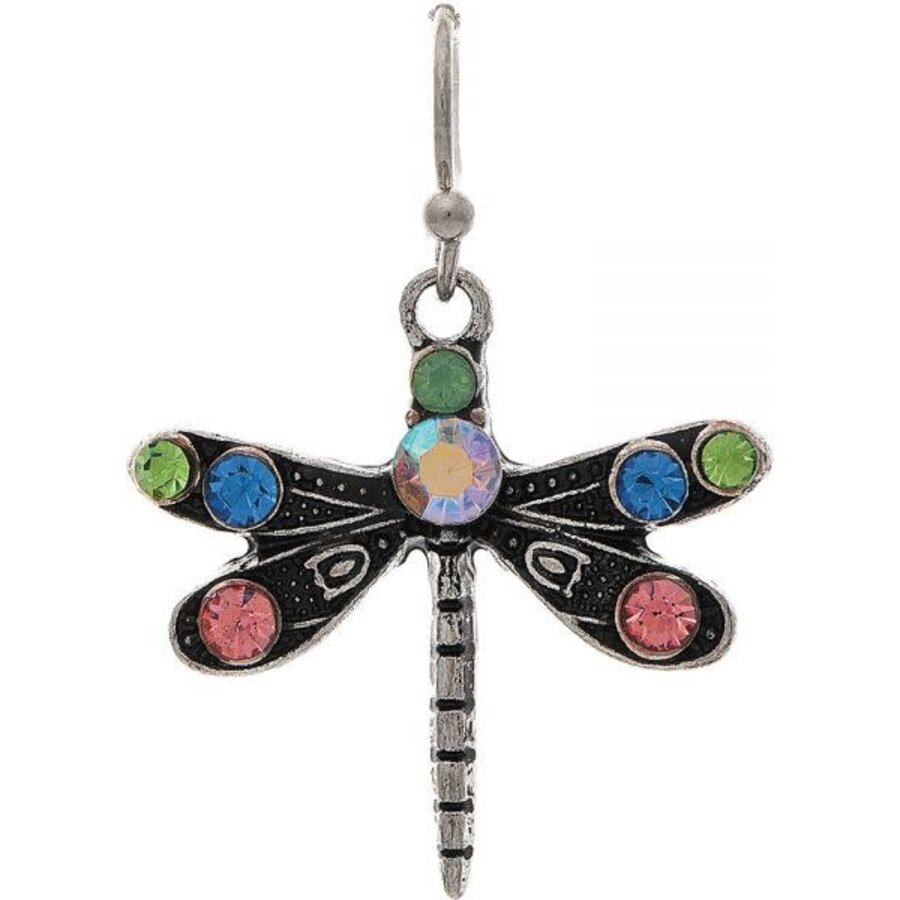 Silver M/C Crystal DFly Ears