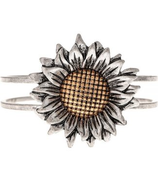 Rain Jewelry Collection Sunflower Hinge Cuff Bracelet