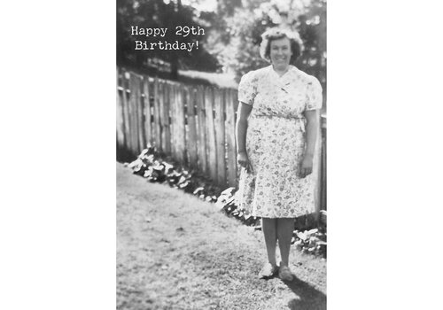  Happy 29th BDay Card 