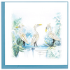 Quilling Cards Three Herons Quill Card