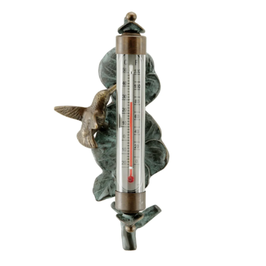 Hummingbird Wall Mount Thermometer