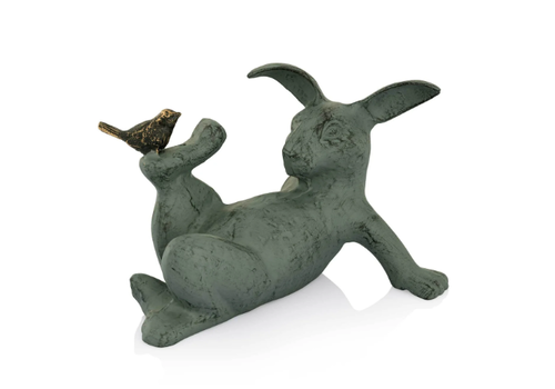  Playful Rabbit Garden Sculpture 