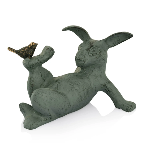  Playful Rabbit Garden Sculpture 