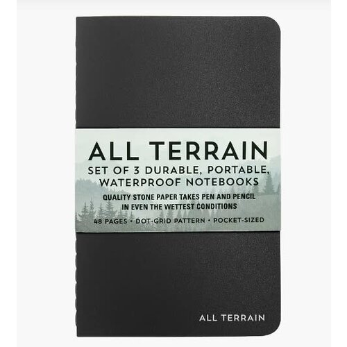  Peter Pauper Press All Terrain: The Waterproof Notebook 