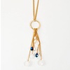 Howards Beaded Drop Necklace Gold