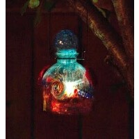 LunaLite Bell HB Feeder - Aqua/Red