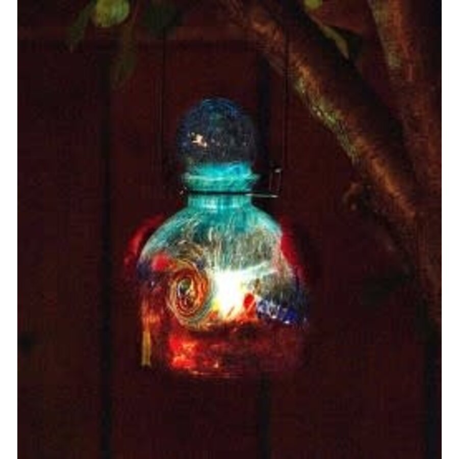 LunaLite Bell HB Feeder - Aqua/Red