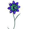 Gem Flower Stake - Blue/Green