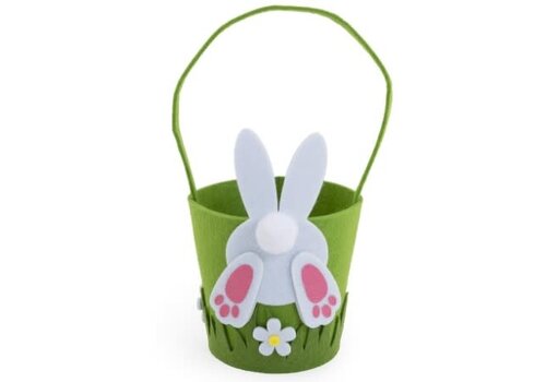 Boston International Bunny Butt Felt Easter Basket   Boston International Bunny Butt Felt Easter Basket