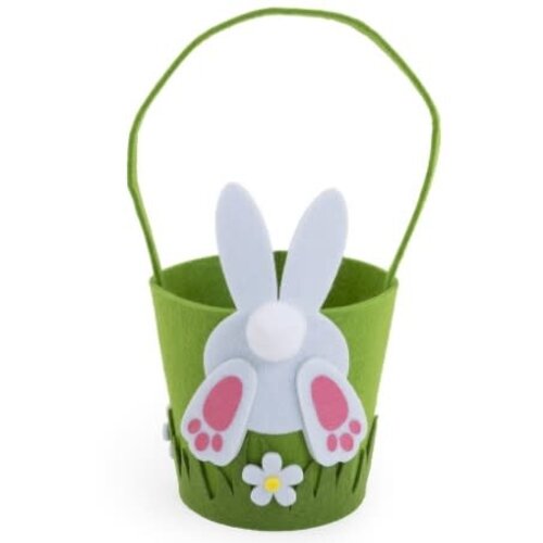 Boston International Bunny Butt Felt Easter Basket   Boston International Bunny Butt Felt Easter Basket