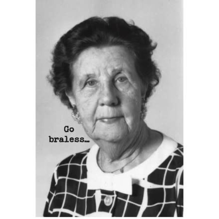 Go Braless Card