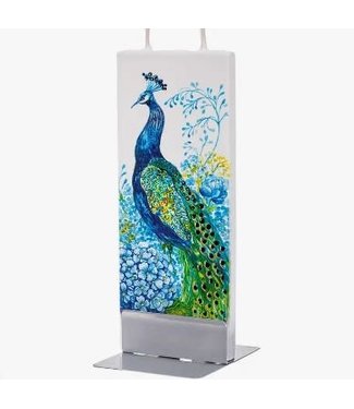 Flatyz Flat Candle Peacock in Flowers