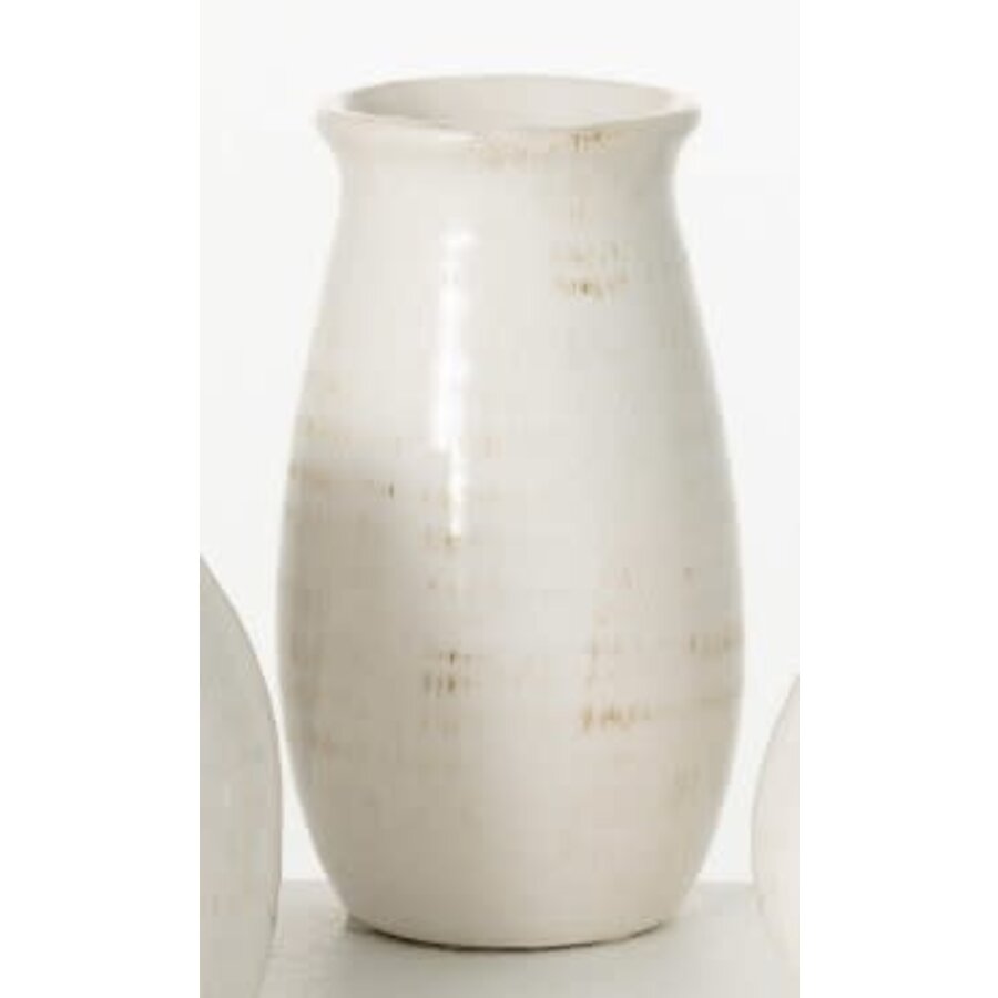 White Glossy Vase