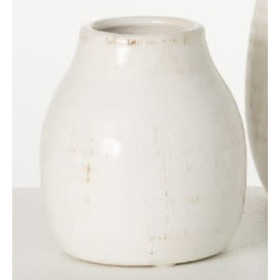 White Glossy Vase
