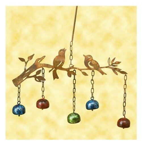  Birds with Bells Wind Chime 