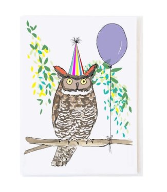 Molly O Birthday Owl Card