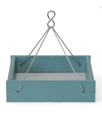 Hanging Platform Feeder Lake Blue