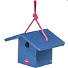BC Wren House Blue & Fuchsia