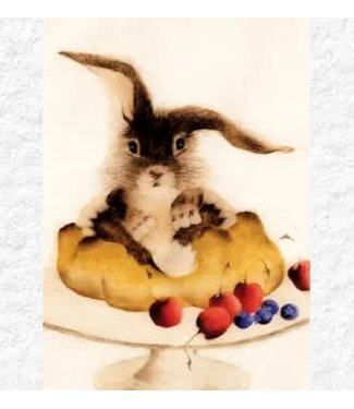 Artists to Watch Rabbit & Pie Birthday Card