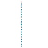 71"H Blue Glass Rain Chain