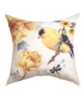 Sunshine Garden Square Pillow