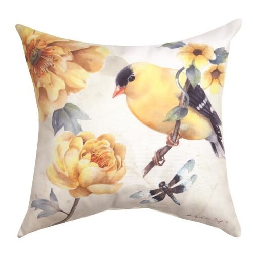  Sunshine Garden Square Pillow 