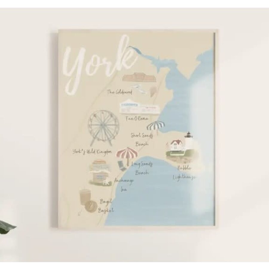 York Maine Map