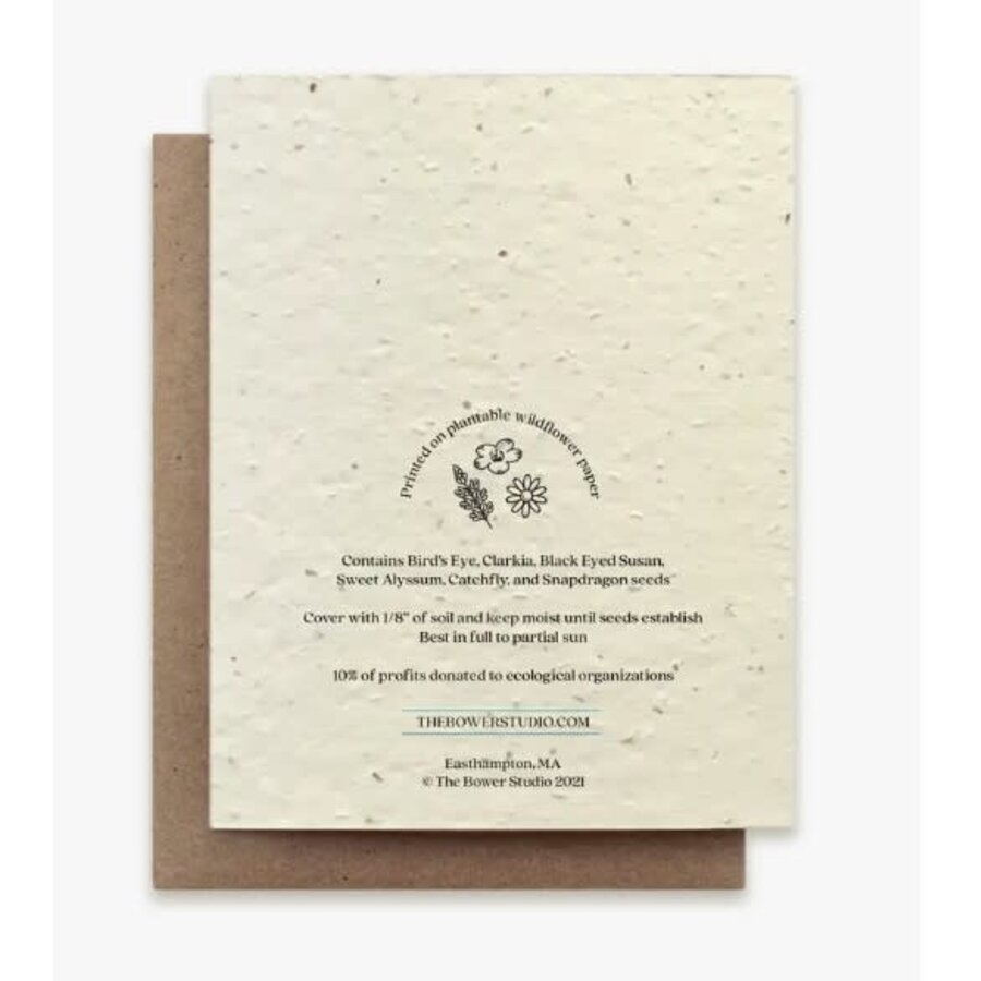 Plantable Wild Flower Seed Card - Monarch Butterfly