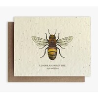 Plantable Wildflower Seed Card - Honey Bee
