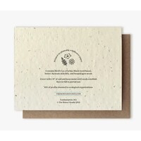 Plantable Wildflower Seed Card - Honey Bee