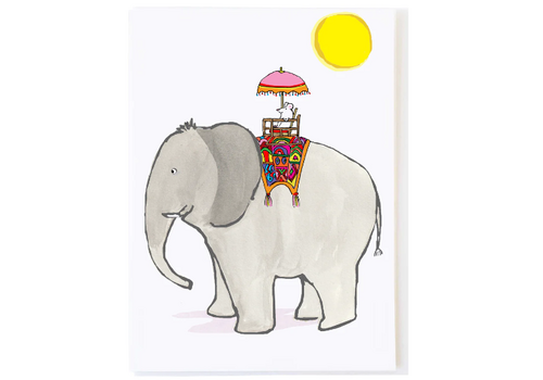  Molly O Elephant Ride Card 