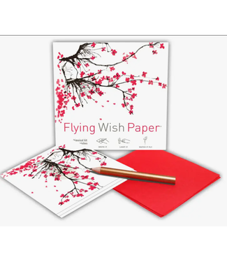 Flying Wish Paper Wishing Kit Cherry Blossom