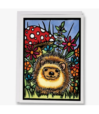 Sarah Angst Hedgehog Card