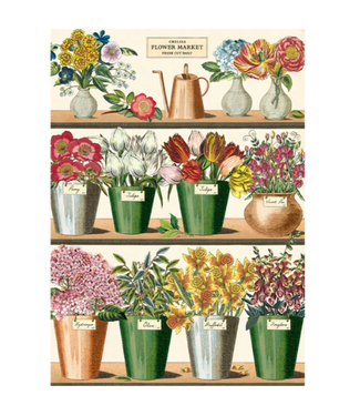 Cavallini Papers & Co Flower Market Gift Wrap